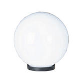 Firefly Globe Garden Lamps Plain White Opal Diffuser Post Installation | Firefly by KHM Megatools Corp.